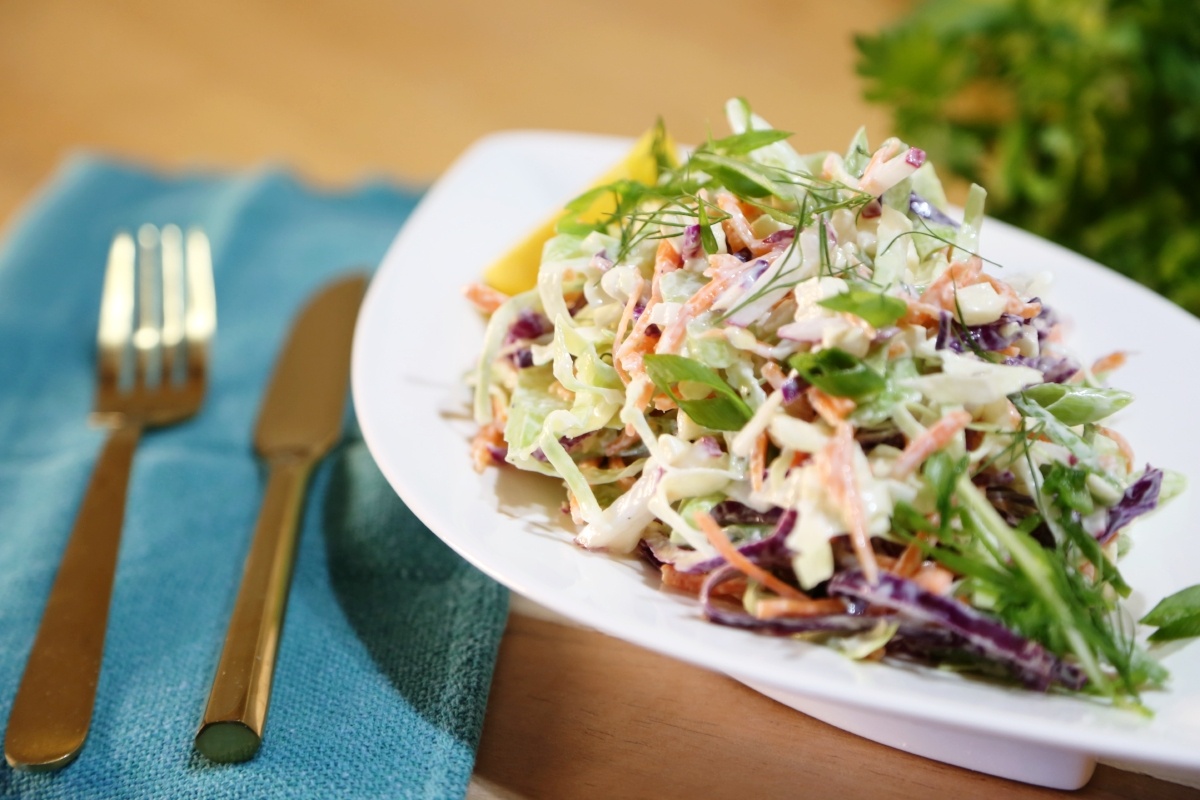 Colorful Crunchy Sweet Slaw