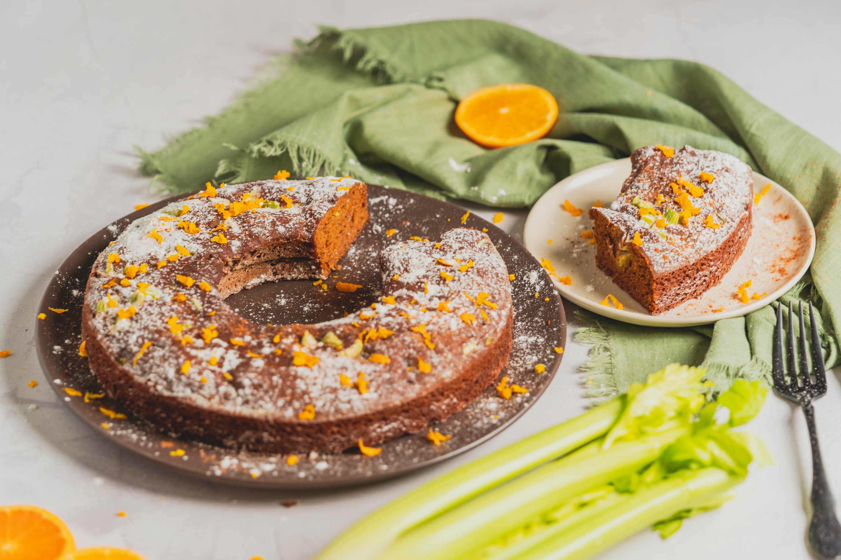 Celery Ginger Bundt Cake