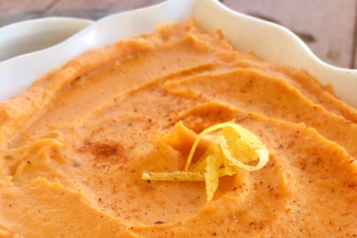 Meyer Lemon Sweet Potato Puree