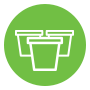 snack cups icon