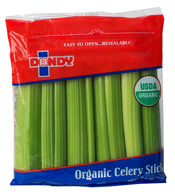 organic celery sticks 8oz bag