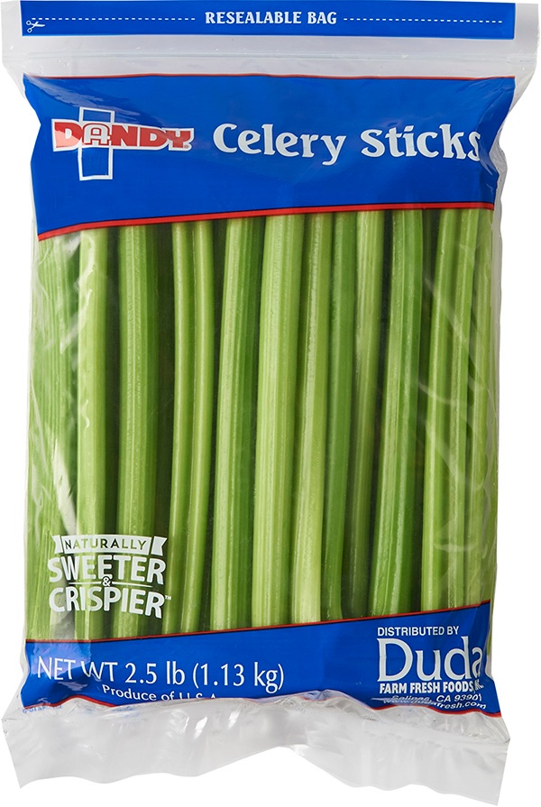 celery sticks 2.5 lb bag
