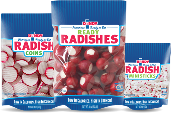 packaged radishes