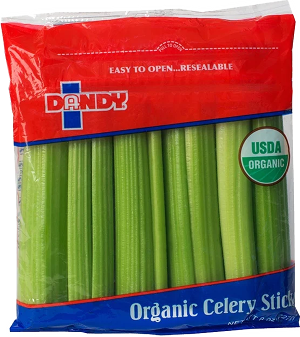 organic celery sticks 8oz bag