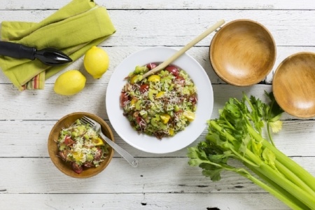 Lemon Pesto Celery Salad