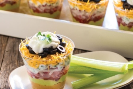 Skinny Seven Layer Dip