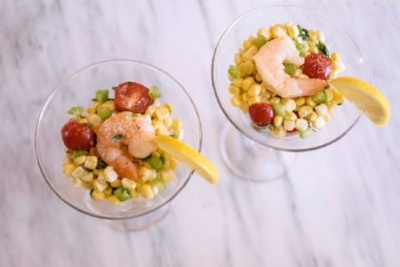 Corn and Shrimp Ceviche