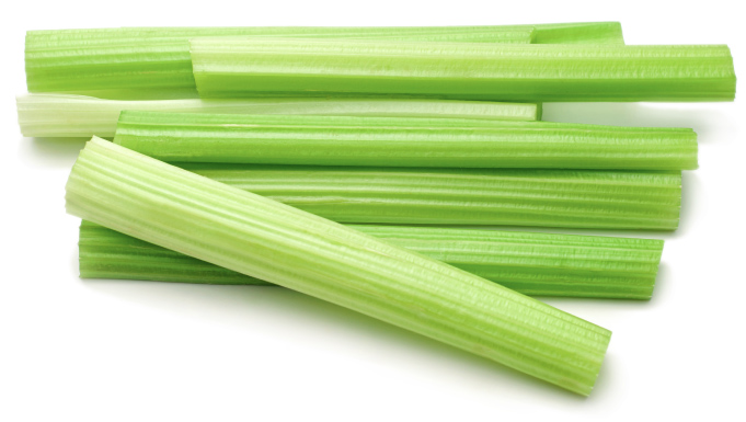 fresh cut celery