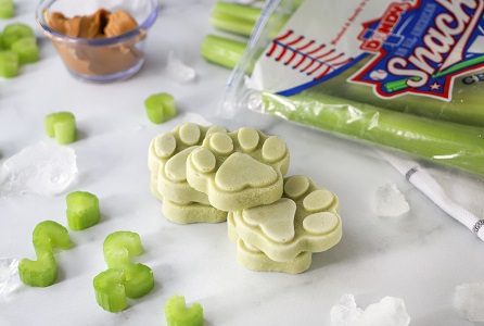 Dandy® Celery and Peanut Butter Pupsicles