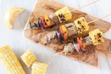 Steak and Pepper Corn Kabobs