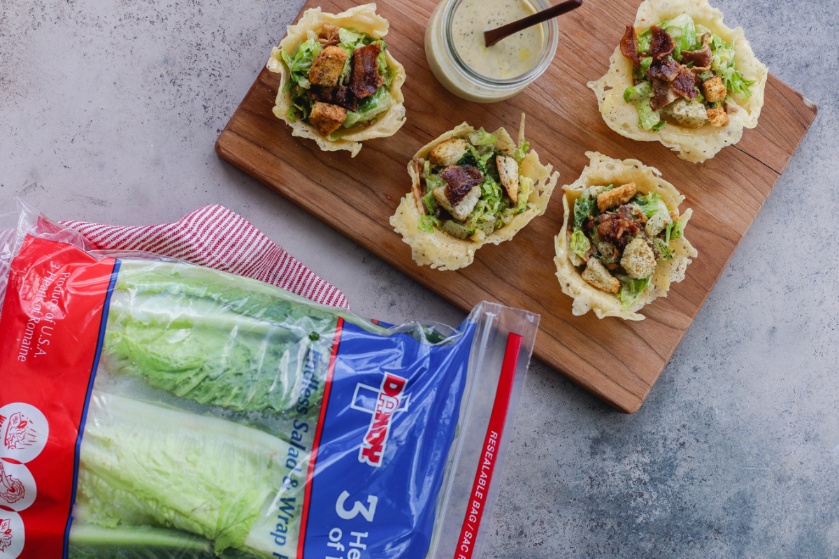 Caesar Salad Cups