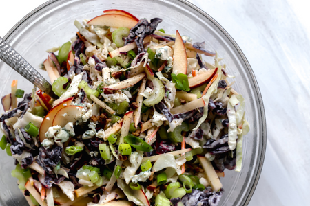 CELERY APPLE SLAW WITH BLUE CHEESE 2