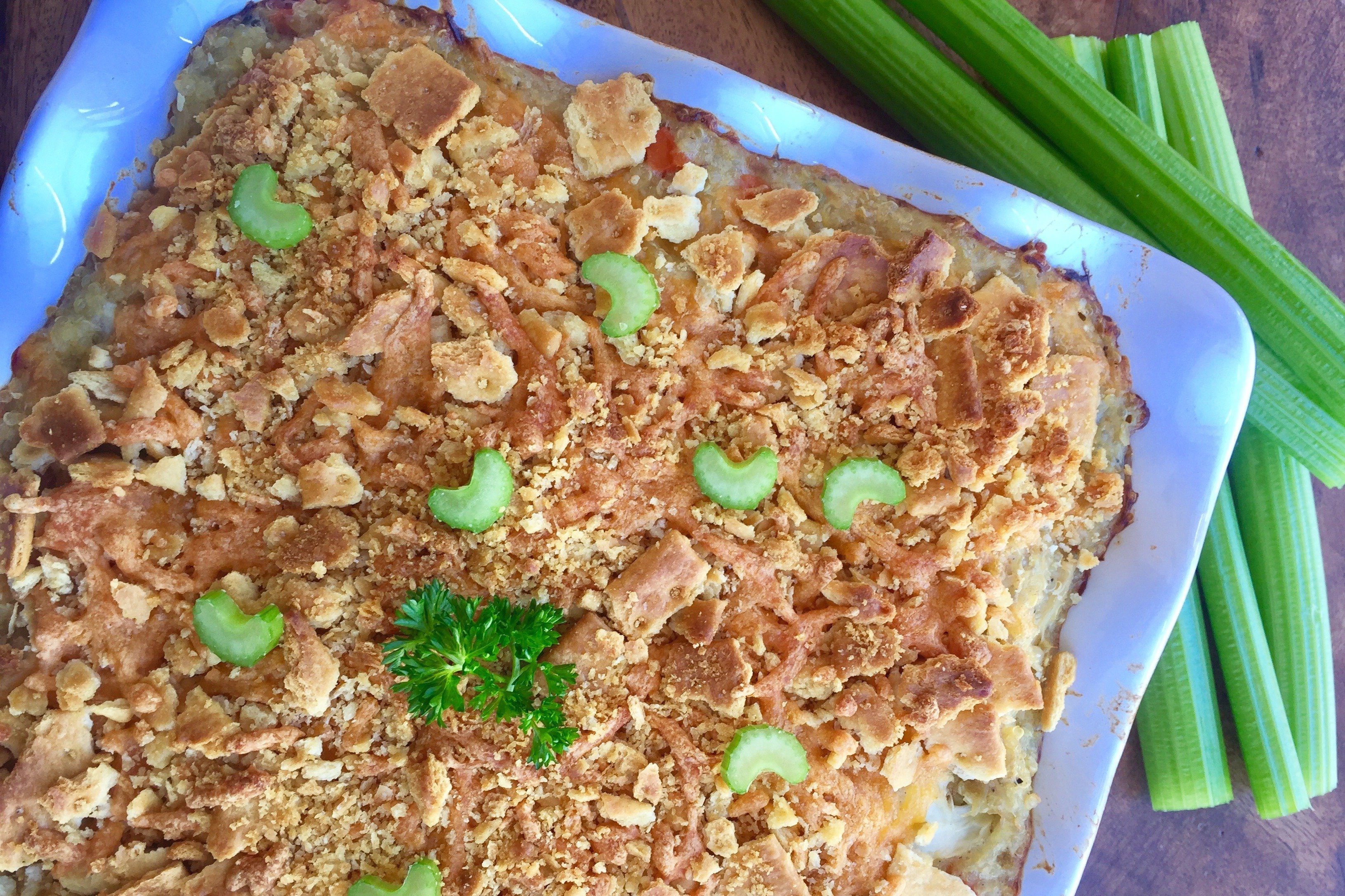 PHOTO Holiday Turkey Cheddar Quinoa Casserole-1