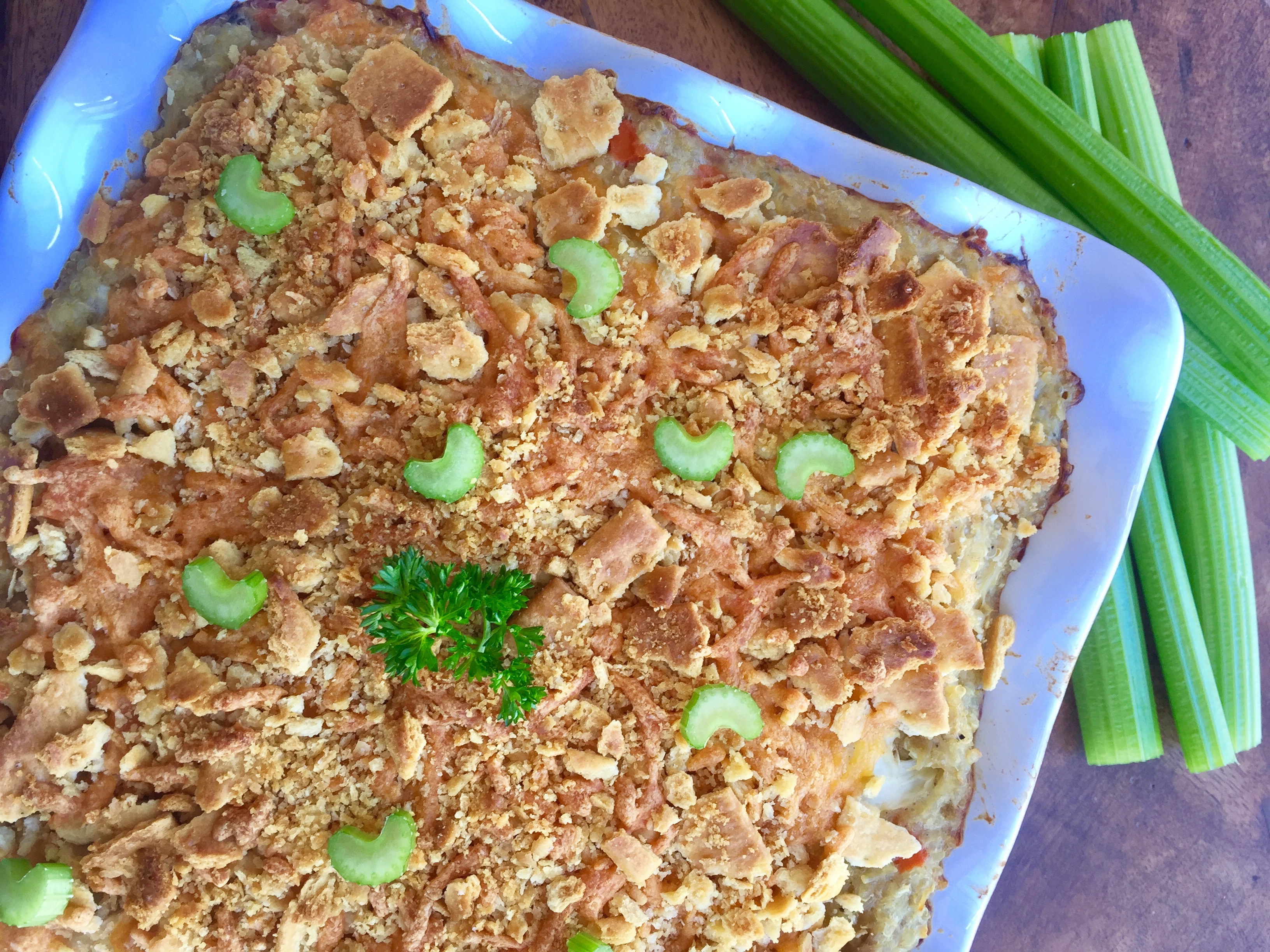 Holiday Turkey Cheddar Quinoa Casserole