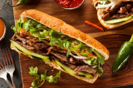 Vietnamese Banh Mi Sandwiches