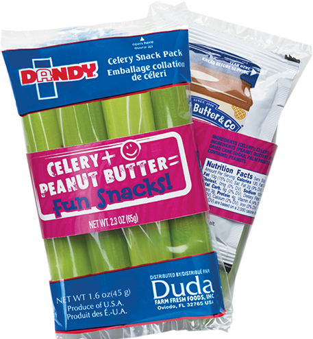 Dandy Celery Sticks and Peanut Butter