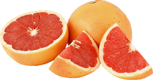 red grapefruits