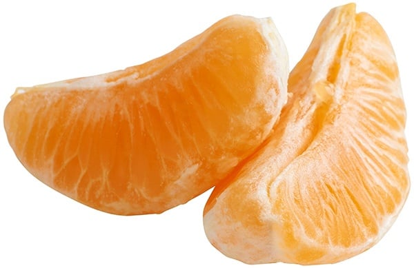 tangerine slices