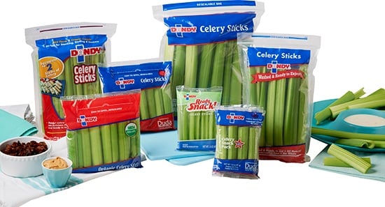 package of celery sticks