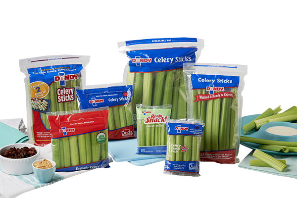 packages of Dandy celery sticks