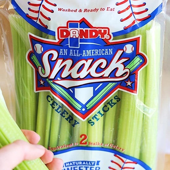 package of celery sticks