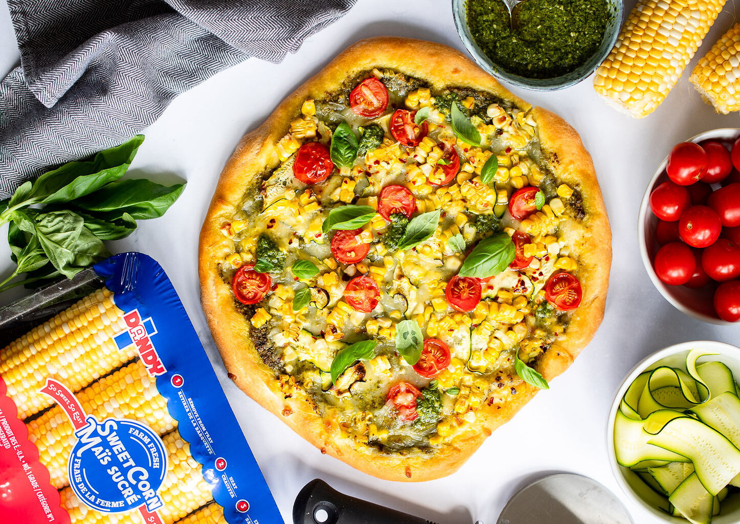 Sweet Corn Pizza
